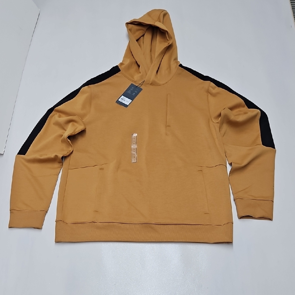 VRST Men's Large Pinnacle Fleece Hoodie Palomino Gold